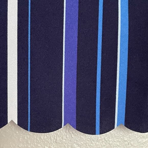 HALOGEN SCALLOP DETAIL STRIPED CAMISOLE NWT - Picture 4 of 8